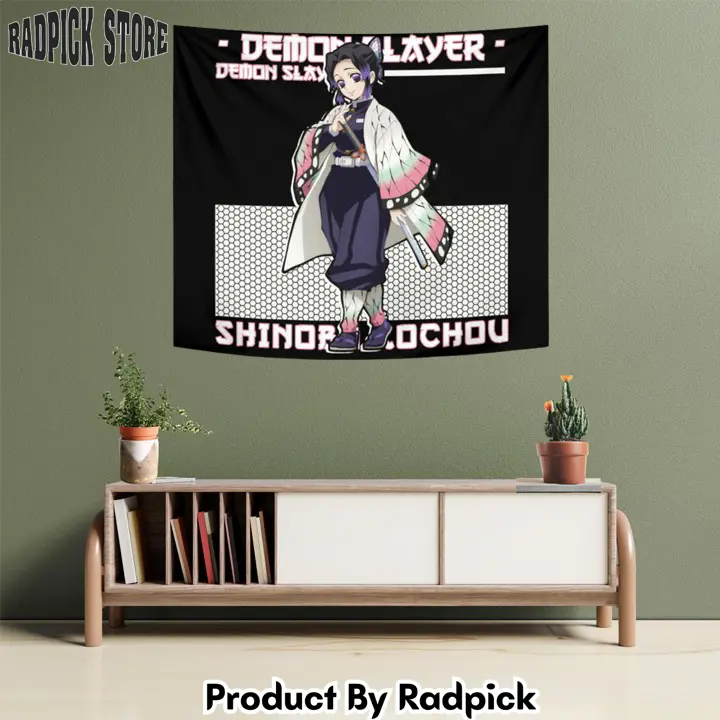 Shinobu kochou tapestry custom anime home decor  rp5945026